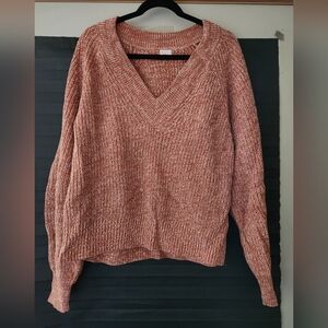 A New Day (Target) Orange Knit Sweater